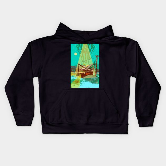 ABDUCTION Kids Hoodie by Showdeer